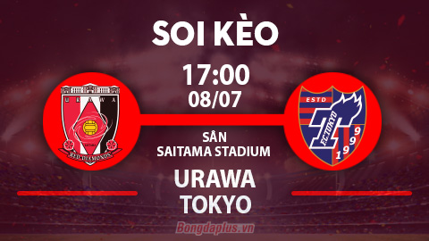 Soi kèo hot hôm nay 8/7: Urawa thắng kèo châu Á trận Urawa vs FC Tokyo; Khách thắng kèo chấp góc trận Vasco da Gama vs Cruzeiro